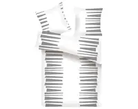 Obliečky Porto 140x200 cm, šedo-biele%