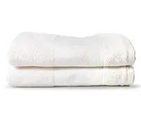 Bavlnený uterák Pirates of the Barbertime Towel With Barbertime Logo 50 x 90 cm - biely + darček zadarmo