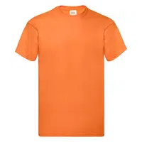 Orange T-shirt Original Fruit of the Loom