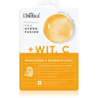 L’biotica PGA Hydro Fusion + Vitamin C intenzivní hydrogelová maska pro rozjasnění pleti 1 ks