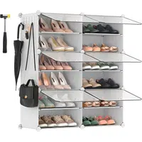 XXXL REGÁL NA BOTY, bílá, 83/63/32 cm