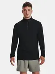 Under Armour Tričko QUALIFIER RUN 1/4 ZIP-BLK - Pánské