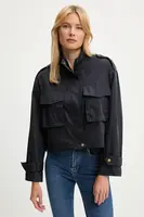 Bunda Answear.LAB tmavomodrá barva, přechodná