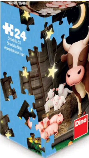 Puzzle Zvířátka na farmě 24 dílků