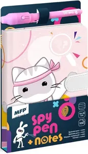 Blok s magnetem SPY NOTES - fialový