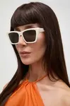 Sluneční brýle Saint Laurent MICA dámské, bílá barva, SL 276