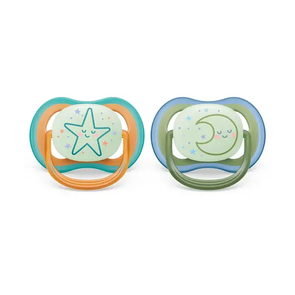 Philips Avent Šidítko Ultra Air noční 18m+ 2 ks