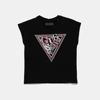 Dětské tričko Guess černá barva, J5YI04 K6YW4