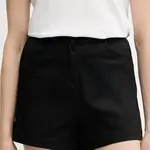 Kraťasy Sisley dámské, černá barva, high waist, 4ED4L901N