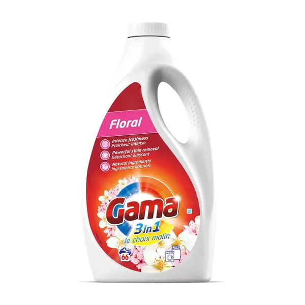 GAMA prací gél 3L / 66 praní Floral
