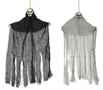 Visiace dekorácie Lebky 2sivé motívy 60cm