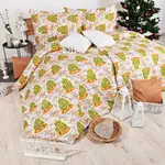 Vianočné obliečky bavlnené Shasa EMI Štandardný set jednolôžko obsahuje 1x 140x200 + 1x 70x90