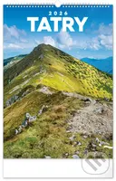 NOTIQUE Nástenný kalendár Tatry 2026 (slovenské menné kalendárium)
