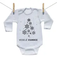 Boodyy Body s dlhým rukávom Veselé Vianoce 50 (0 mesiacov)