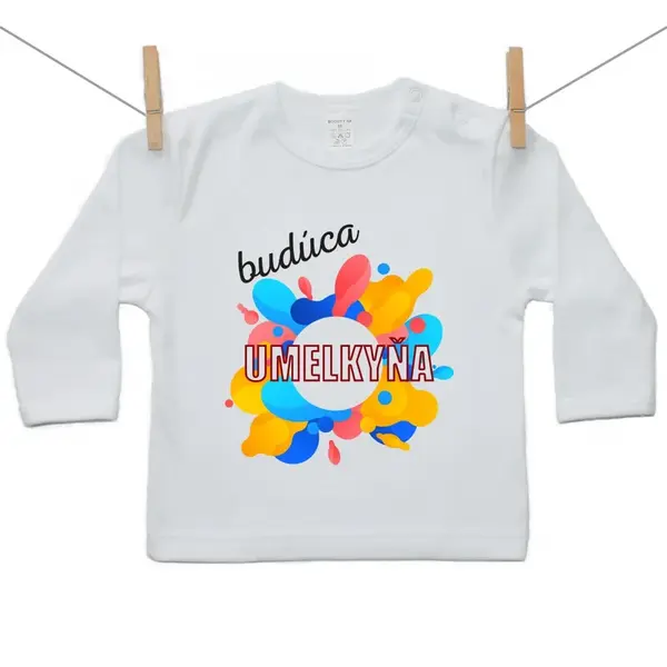 Boodyy Tričko s dlhým rukávom Budúca umelkyňa 98 (2-3 roky)