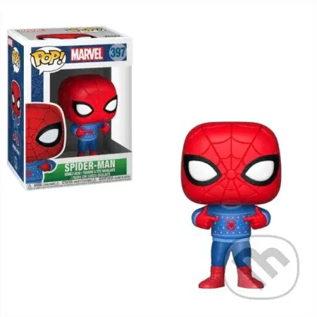 Funko POP Marvel: Spider-Man with Ugly Sweater (Holiday)