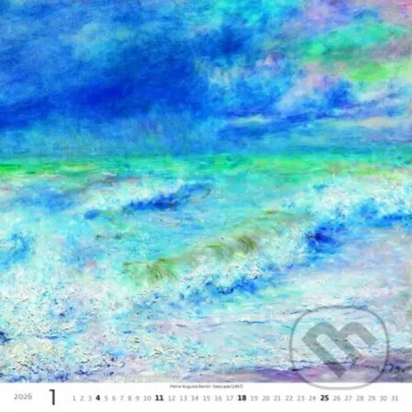 Impressionism 2026 - nástěnný kalendář
