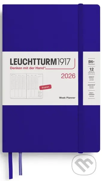 Week Planner 2026 Paperback (B6+) Ink