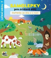 Samolepky pro zvídavé děti Zvířátka ve dne a v noci - kniha z kategorie Samolepky