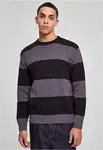 Men's Striped Sweater Black/Dark Shade