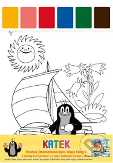 Krtek: Kreativní omalovánková sada Magic Painting - Zdeněk Miler