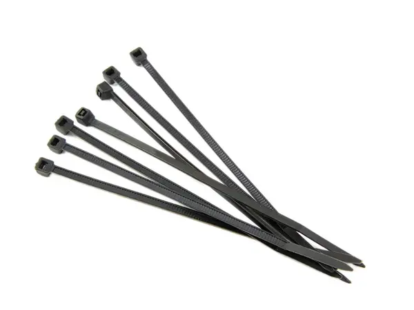 100 ks - Páska stahovací 4,8 x 370 mm černá