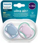 Philips AVENT Cumlík Ultra air neutral 6-18m dievča modrá 2ks