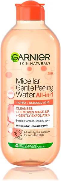 Garnier Micelárna voda s peelingovým efektom all-in-one, 400 ml