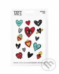 TATTonMe Vodeodolné dočasné tetovačky Srdce mix