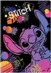 Školní sešit 464 - Stitch Black - A4, linkovaný, 60 listů