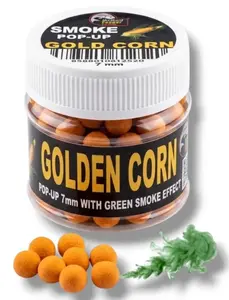 Method feeder fans plovoucí boilies pop up smoke ball 7 mm 50 ml - golden corn