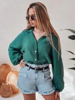 Spodenki damskie jeansowe z paskiem SHORT LOVER niebieskie Dstreet
