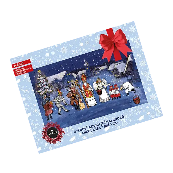 LEROS Bylinný adventní kalendář mikulášsky průvod 24 sáčků