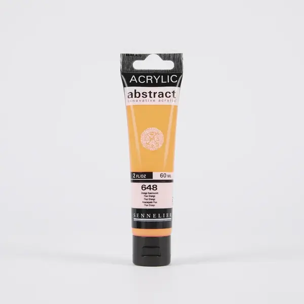 Akrylová barva Abstract Sennelier - 648 Fluo Orange, 60 ml