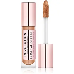 Revolution Conceal & Define tekutý korektor odtieň C 10,5 4 g