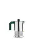 Moka konvička na espresso "Vite" na 3 šálky, zelená - Alessi