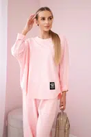 Włoski Bavlněná mikina kalhoty set mincovna