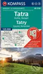 2130 Tatry- Vysoké, Belianske 1: 25 000 KOMPASS