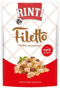 Kapsička Rinti Filetto kuře+hovězí v želé 100g