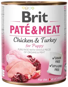 Konzerva Brit Paté & Meat Puppy 800g