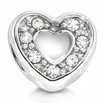 Morellato Ocelový přívěsek Drops Heart Crystals SCZ126
