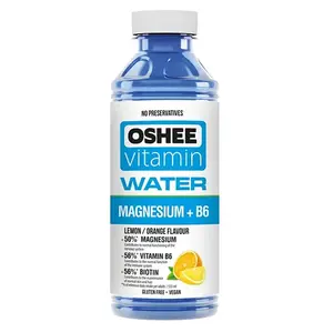 OSHEE Vitamínová voda Magnesium + B6 555 ml