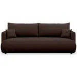 Selsey ROZKLÁDACÍ POHOVKA Ovo Mini hnědá žinylka Easy Clean