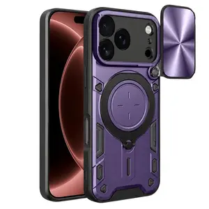 Techsuit CamGuard Pro, iPhone 17 Pro Max / 18 Pro Max, fialový