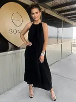 Edoti Linen maxi dress