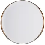 Beliani NÁSTĚNNÉ ZRCADLO měděné 40 cm Piney