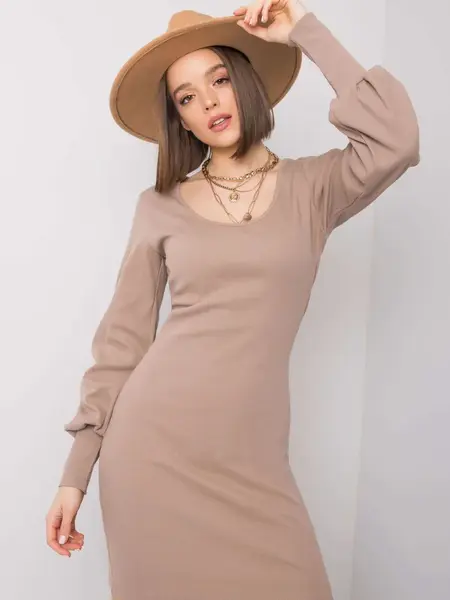 Dress-RV-SK-6269.44P-dark beige