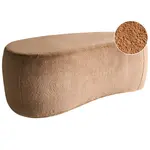 Beliani PUF Světle hnědý Bayard