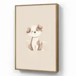 OnlyWow DOBÍJECÍ NOČNÍ LAMPIČKA Pes - skvrnitý - hnědý 70x100 cm
