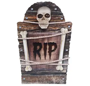 Náhrobný kamen RIP Lebka s kosťami 56cm